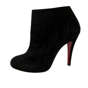 Christian Louboutin Shoes Boots Veau Velours Belle 100 Ankle Boots  38 US 7